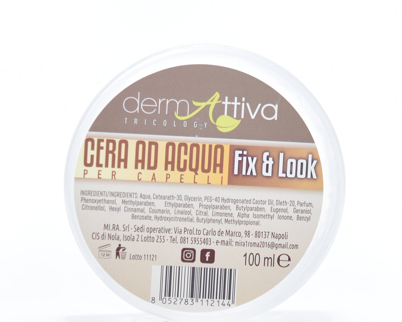 Cera Ad acqua fissante per capelli